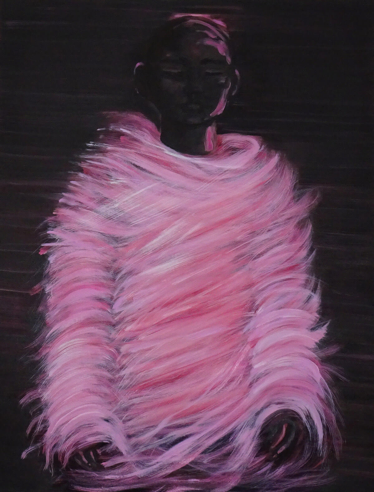 Espoir emmêlé 2021 huile sur toile 89x116 cm